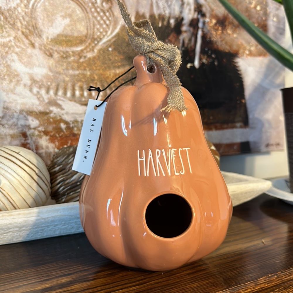 RAE DUNN Harvest Gourd Birdhouse